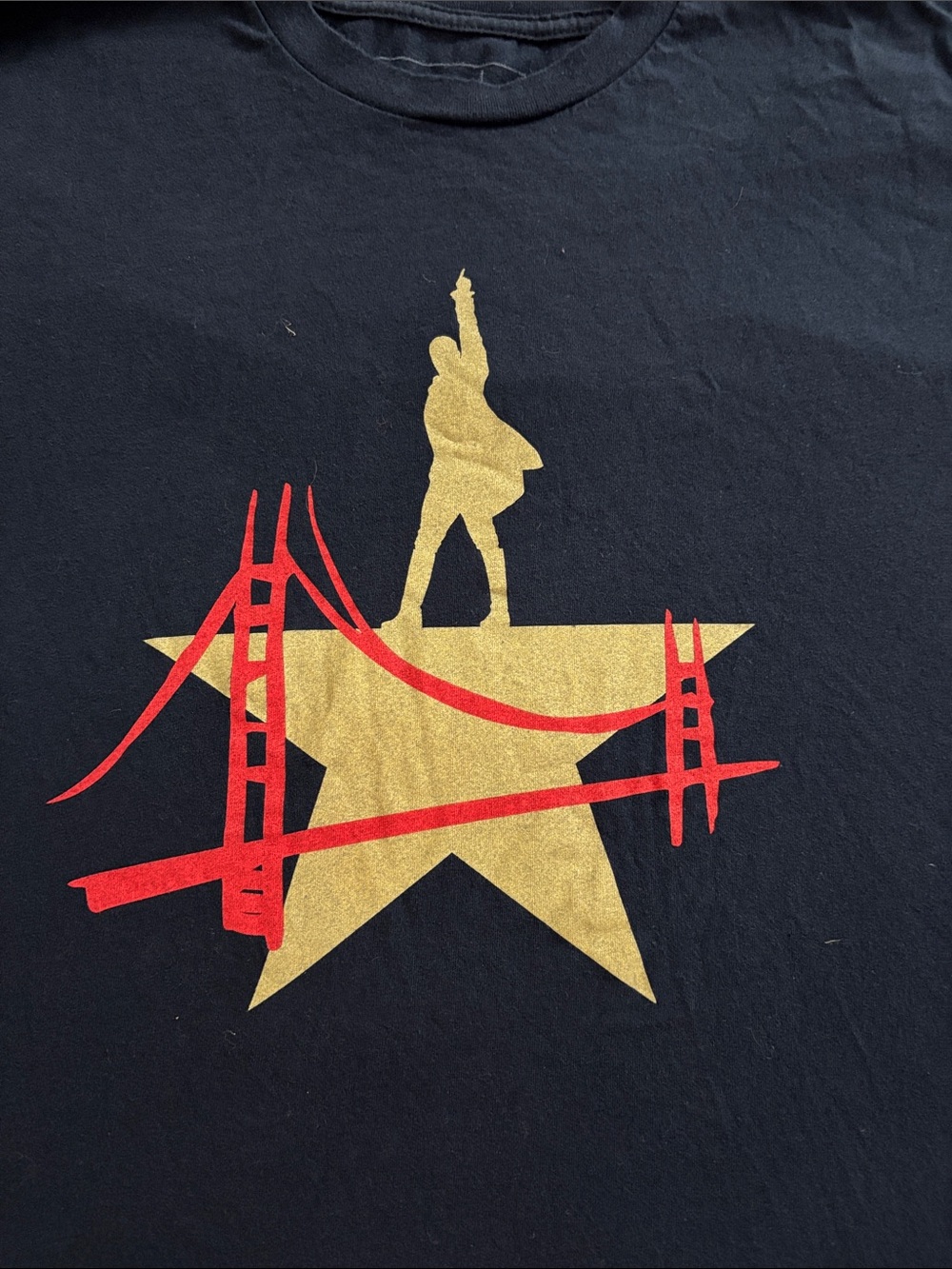 Hamilton San Francisco Graphic Tee Black XL Broadway Musical Shirt - Picture 3 of 8